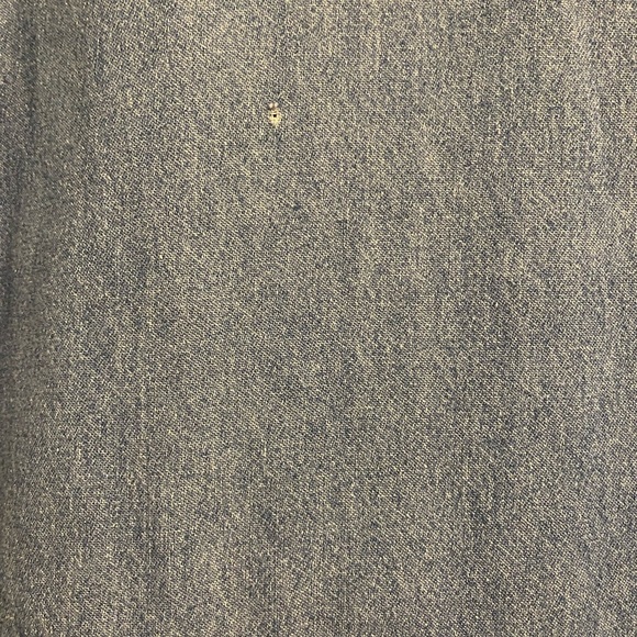 VTG Shirt Waist Embroidery Prairie Dress Blue Denim Cottage Midi 22/24 Plus Size - Picture 13 of 13